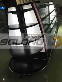 Professional Retail Gondola Shelving , Cosmetics Display Racks With LED Light