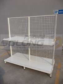 Professional Wire Mesh Shelves Store Display Equipment Excellent Appearance
