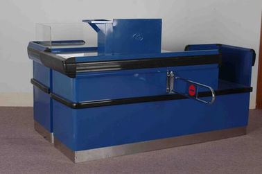 Professional Supermarket Checkout Counter Powder Coating Surface Treatment