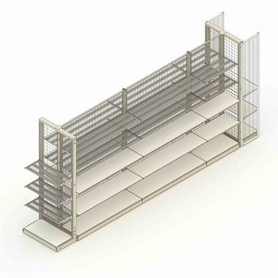 Hệ thống kệ siêu thị hạng nặng 120cm Giá trưng bày mô-đun